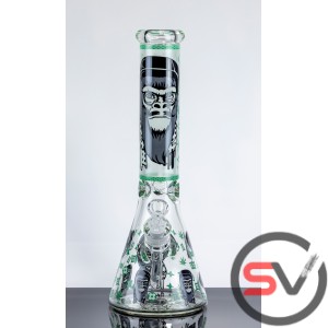 GORILLA WITH GLASSES GLASS BEAKER 14inch